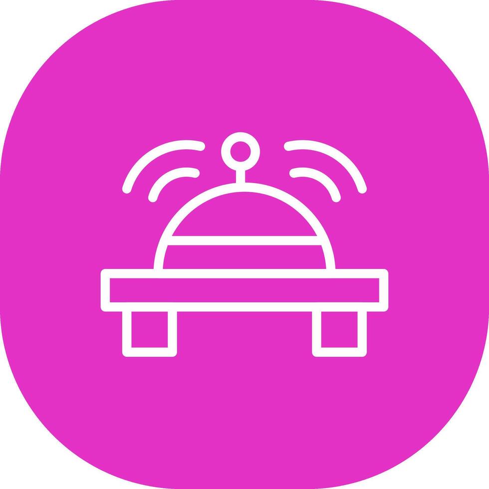 Reception Bell Creative Icon Design vector