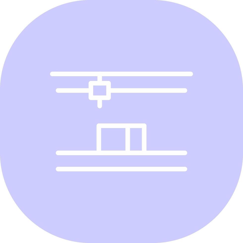 3D Printing Creative Icon Design vector
