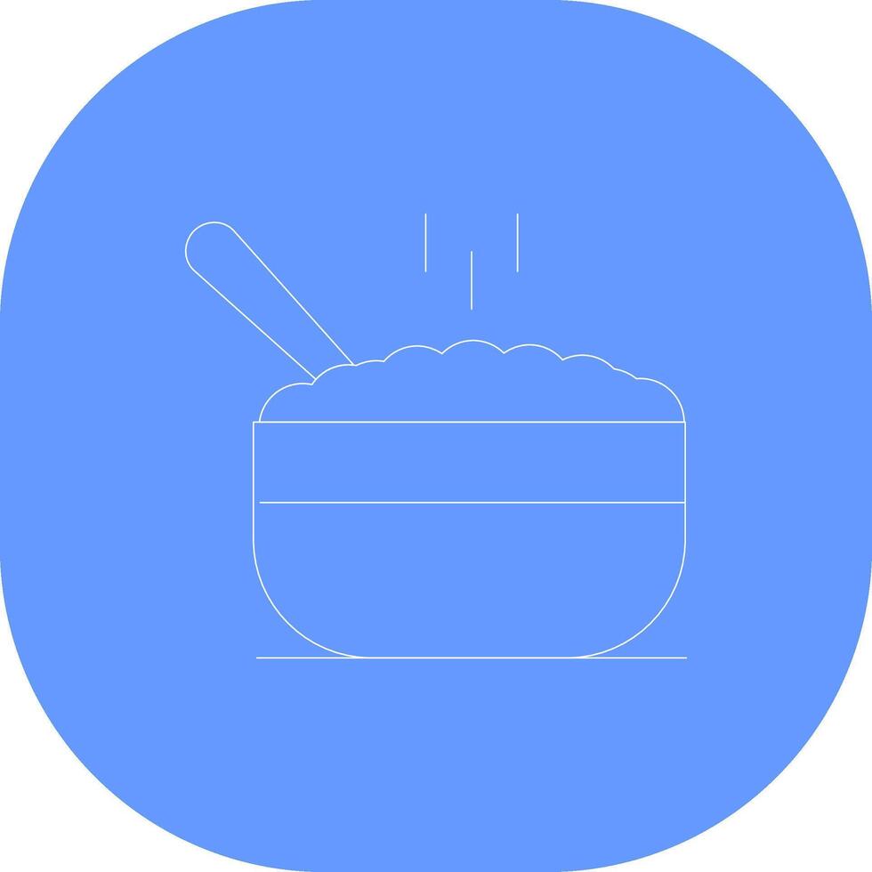 Porridge Creative Icon Design vector