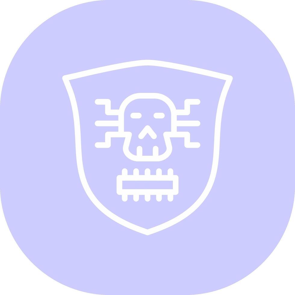 diseño de icono creativo de malware vector