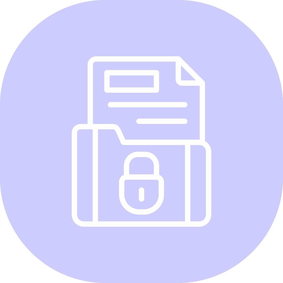 Confidential Creative Icon Design vector