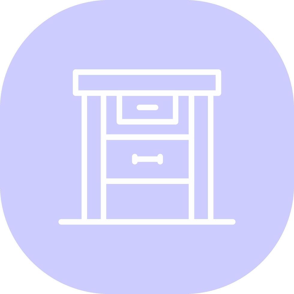 End Table Creative Icon Design vector