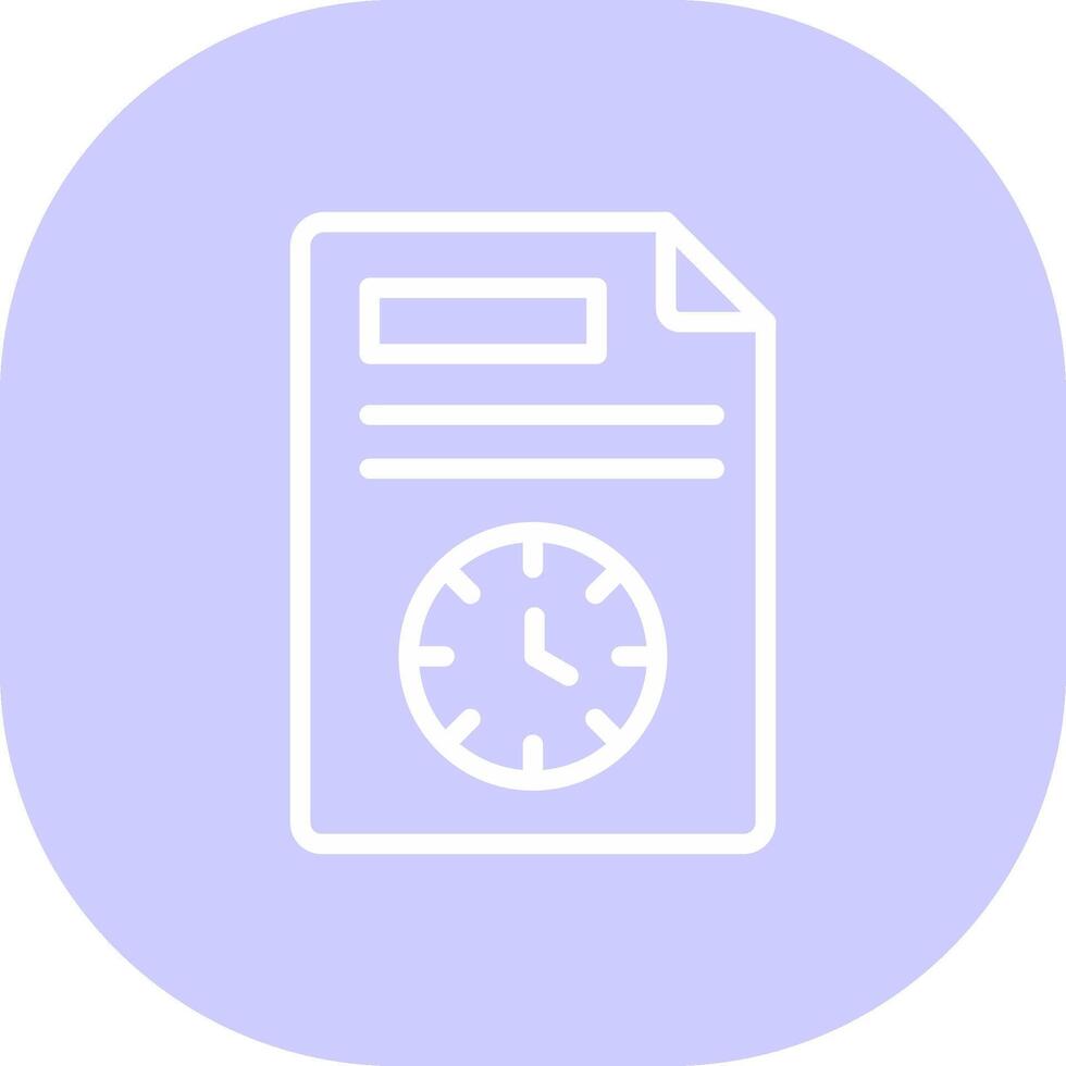 Schedule Creative Icon Design vector