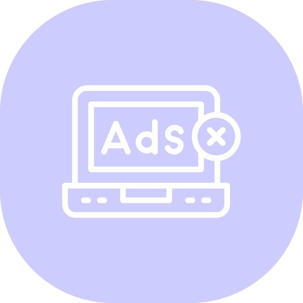 Online Advertising Creative Icon Design vector