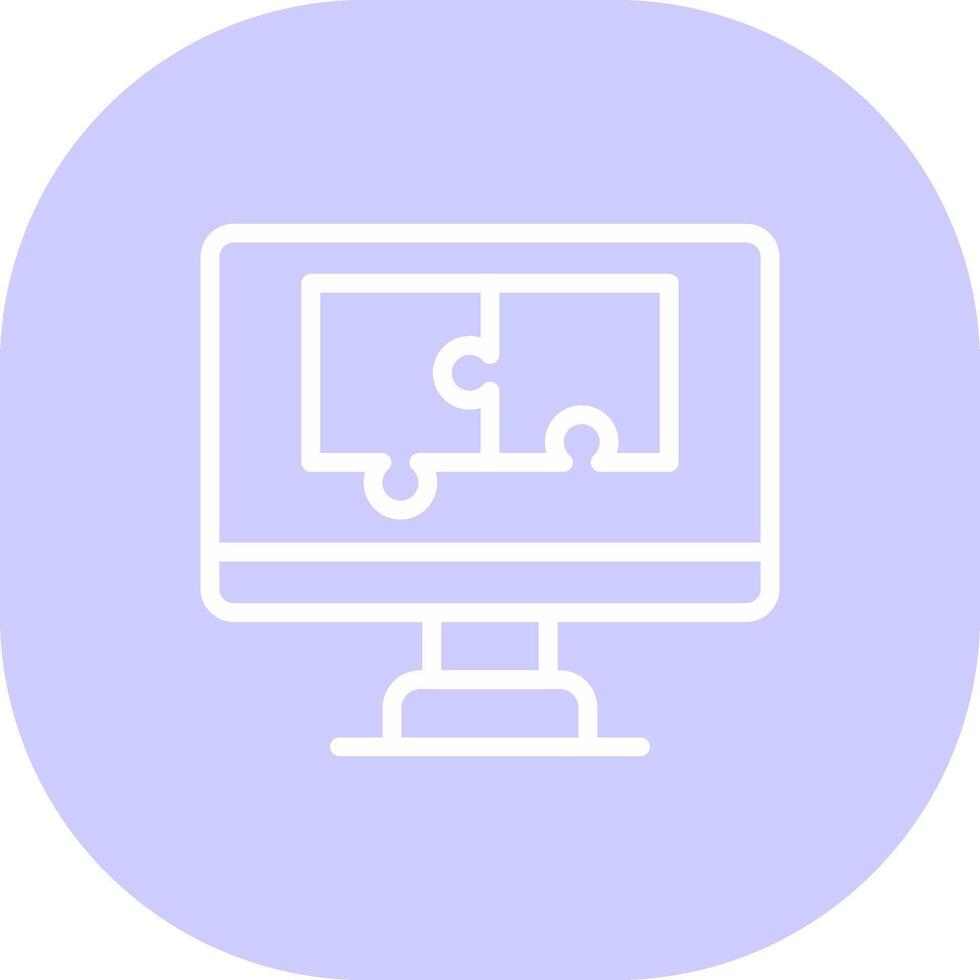 Puzzle Creative Icon Design vector