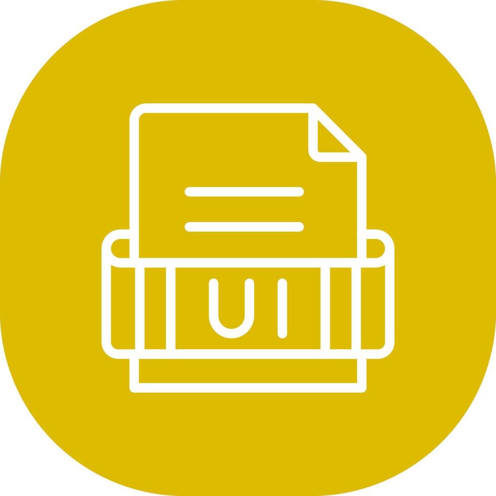 Ui Format Creative Icon Design vector