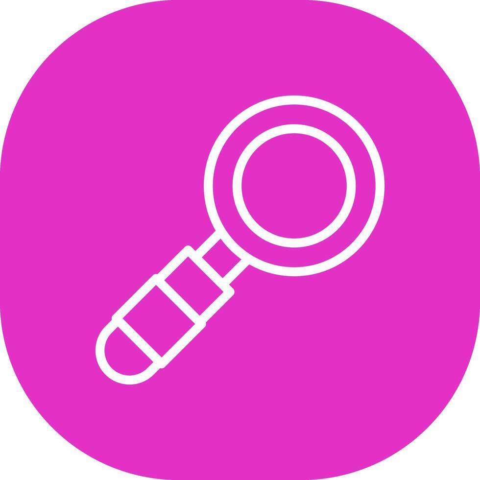 Magnifying Glass Creative Icon Design vector