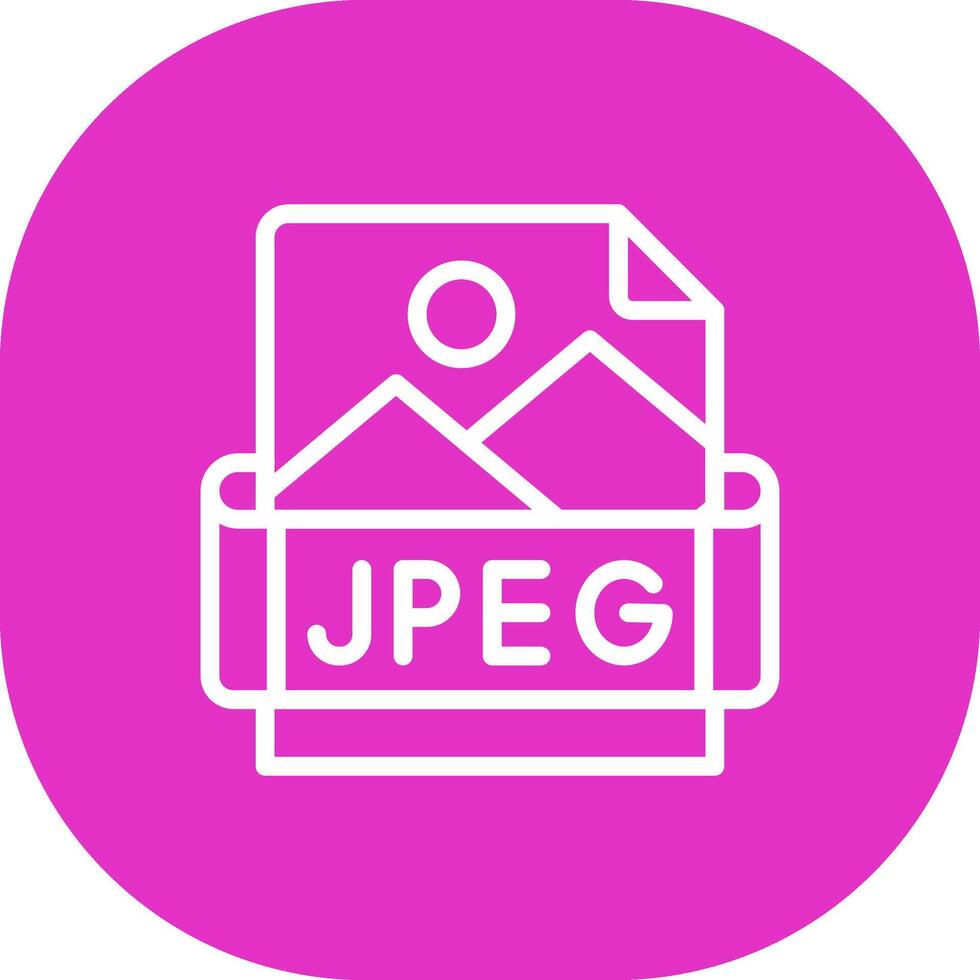 Jpeg Creative Icon Design vector