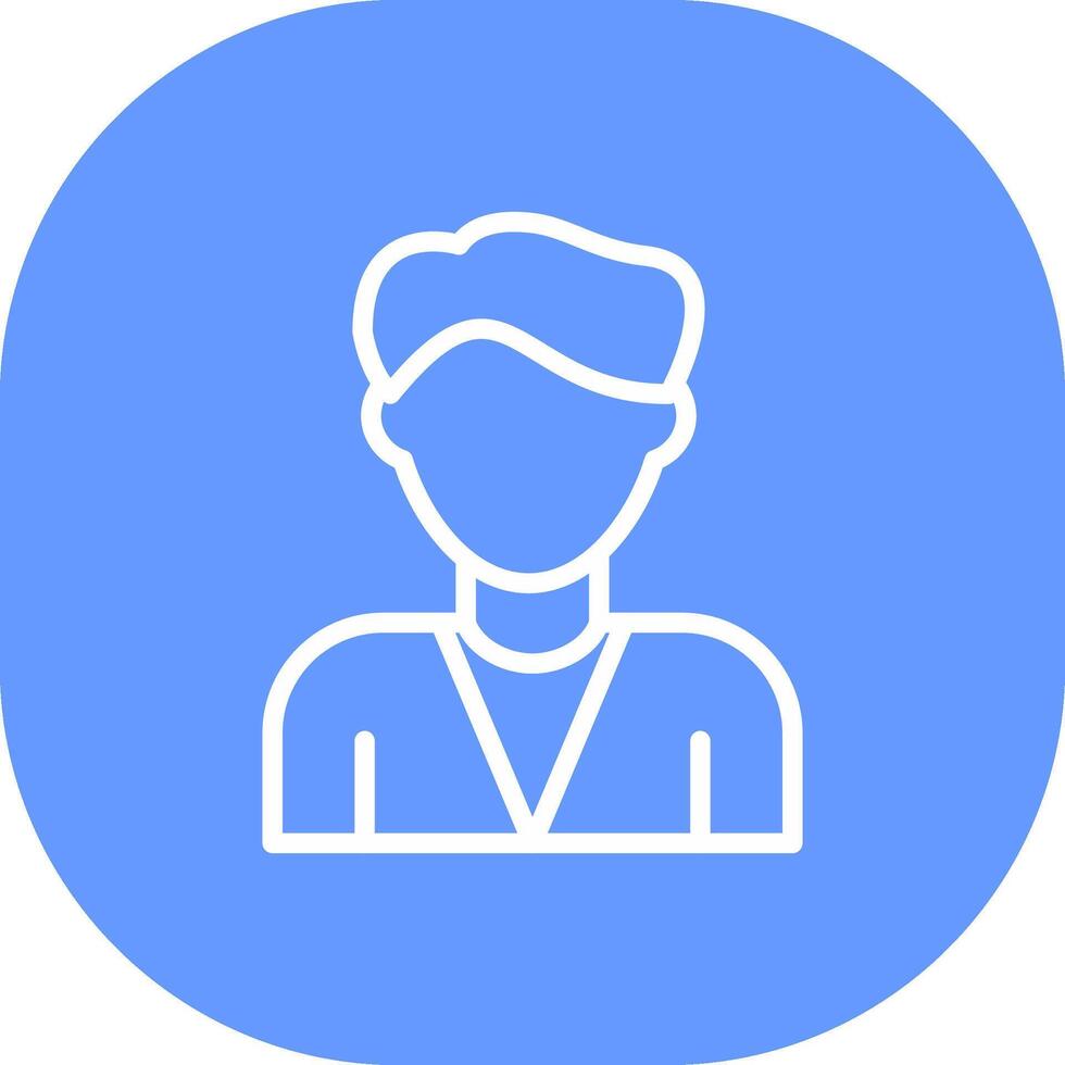Man Creative Icon Design vector
