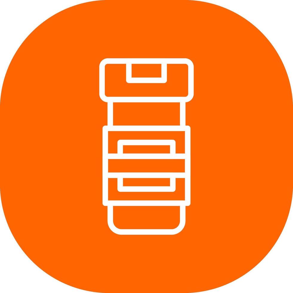 Test Tube Creative Icon Design vector