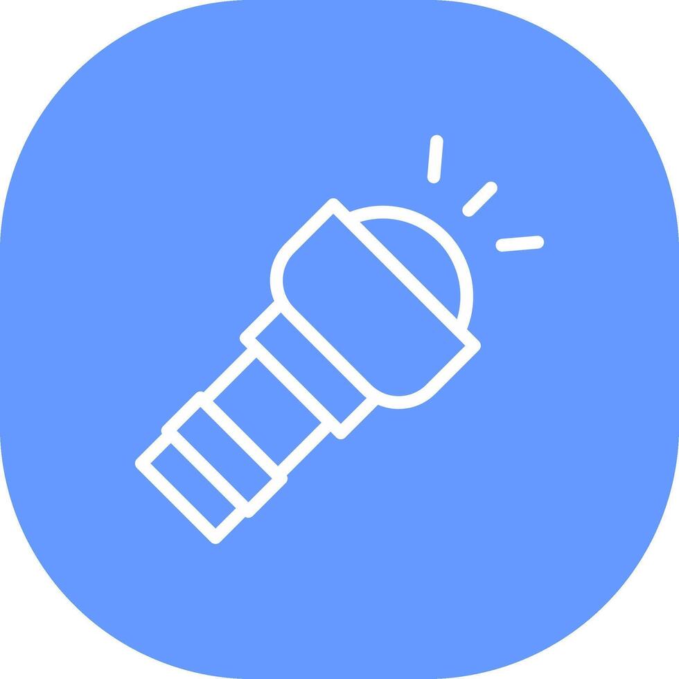 Flashlight Creative Icon Design vector