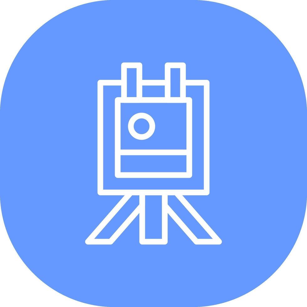Canvas Creative Icon Design vector