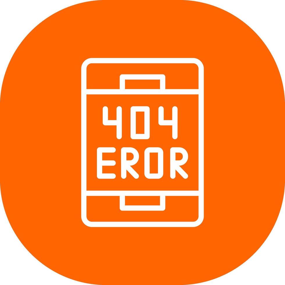 diseño de icono creativo de error vector