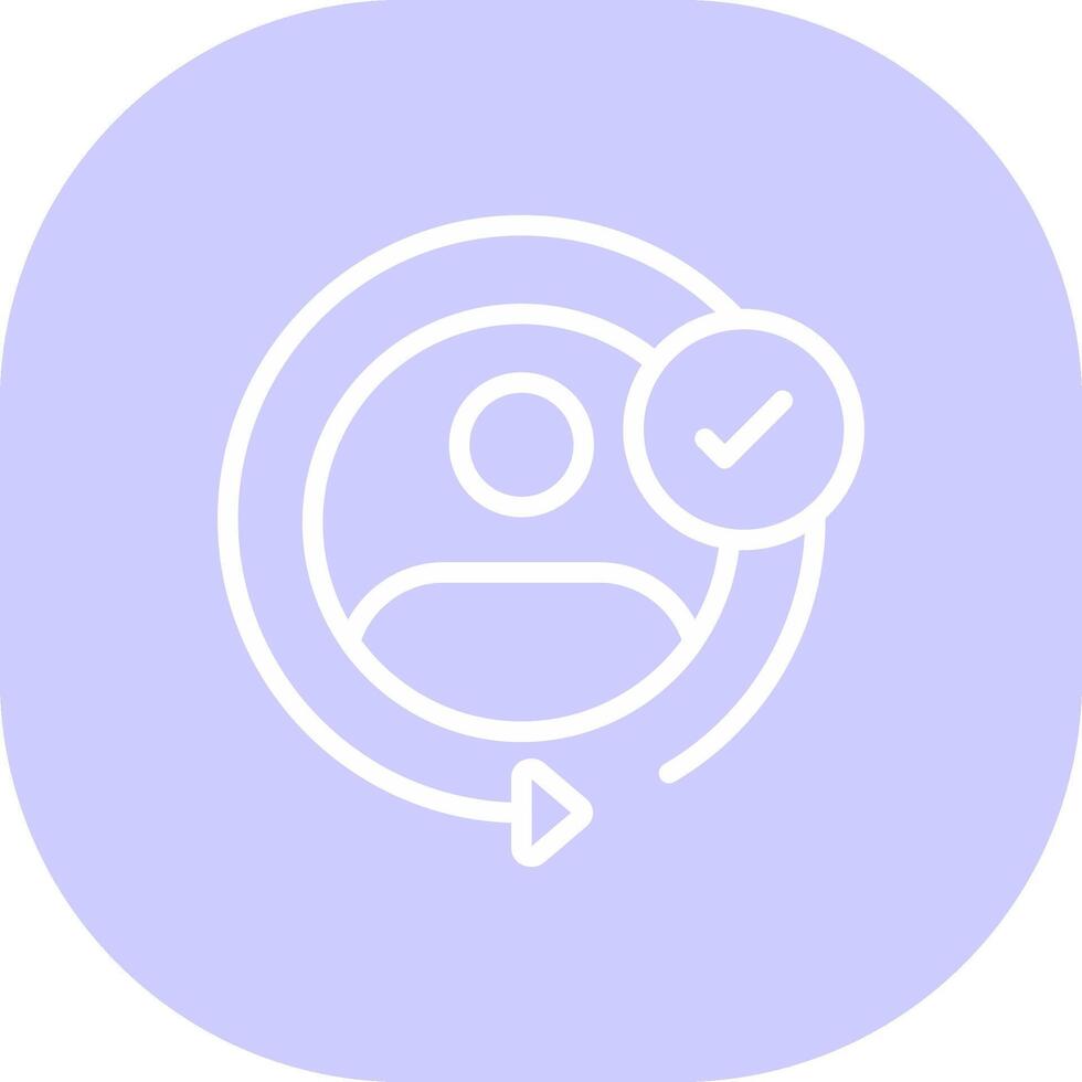 Retention Customer Creative Icon Design vector