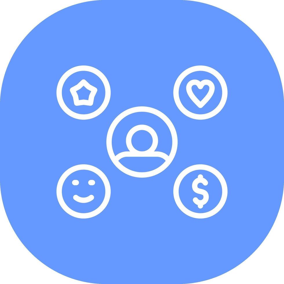 Line Circle Multicolor Design vector