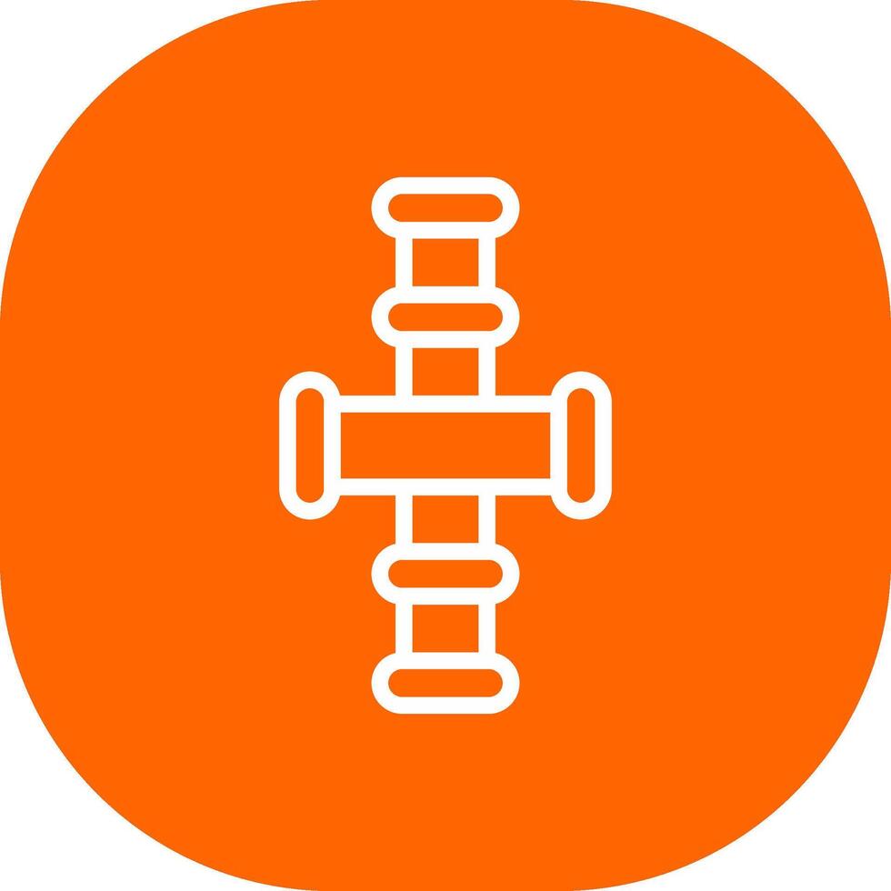 Pipeline Creative Icon Design vector