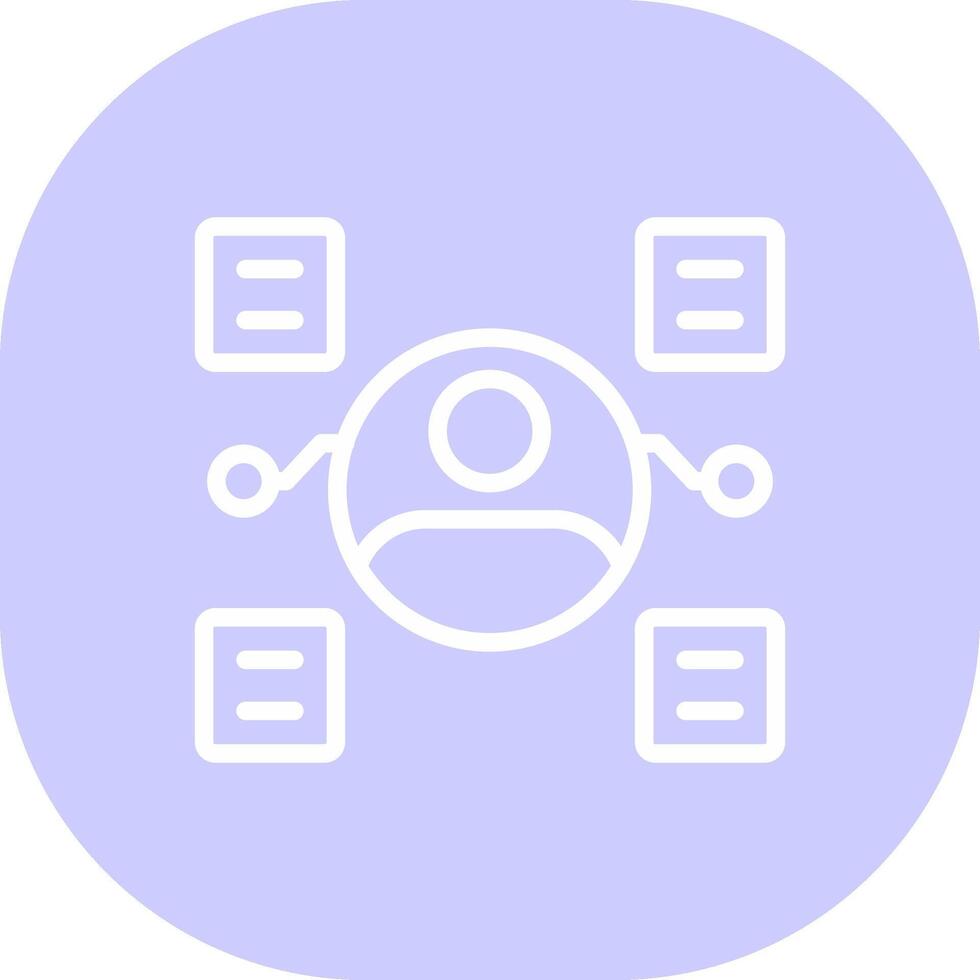 User Predictions Creative Icon Design vector