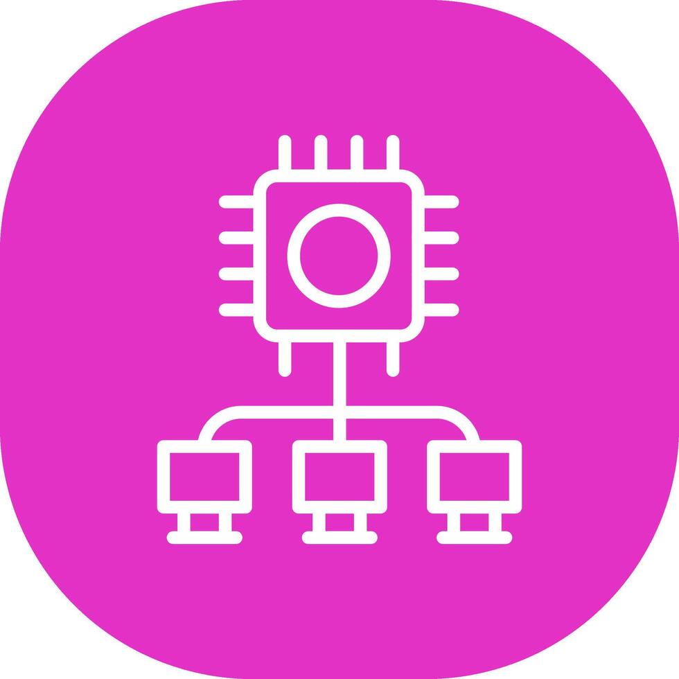 Intelligent Control Creative Icon Design vector