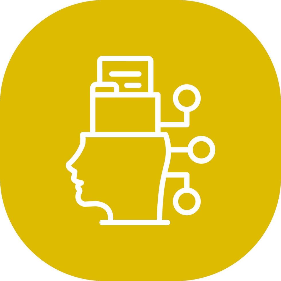 Intelligent Data Creative Icon Design vector