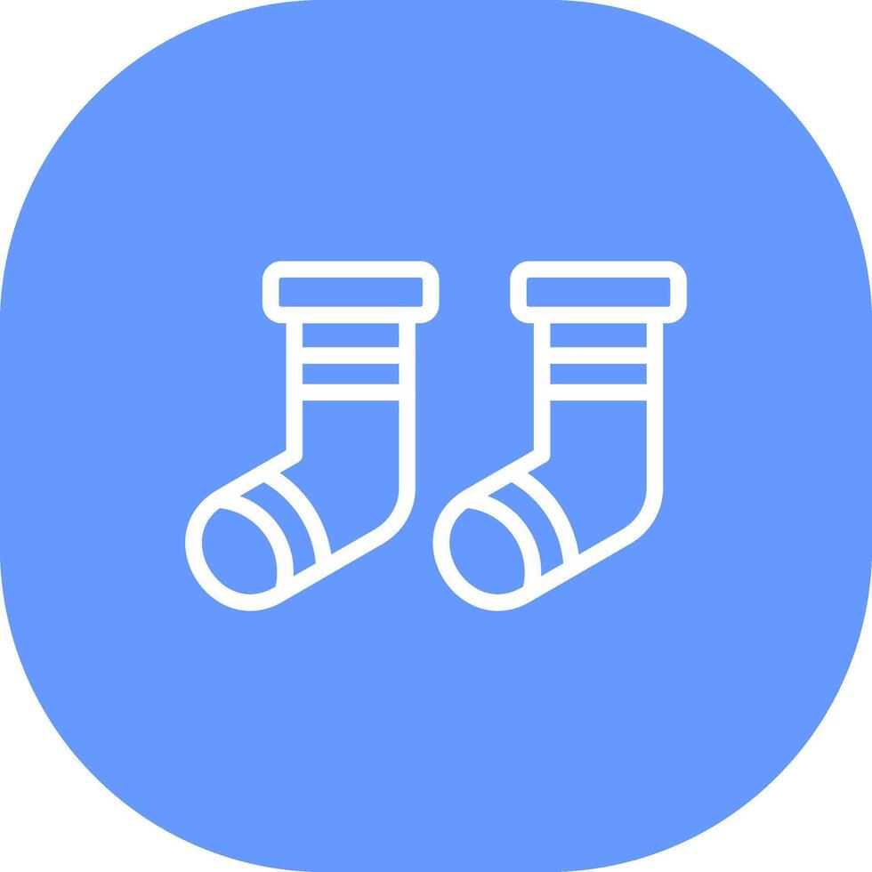 Baby Socks Creative Icon Design vector