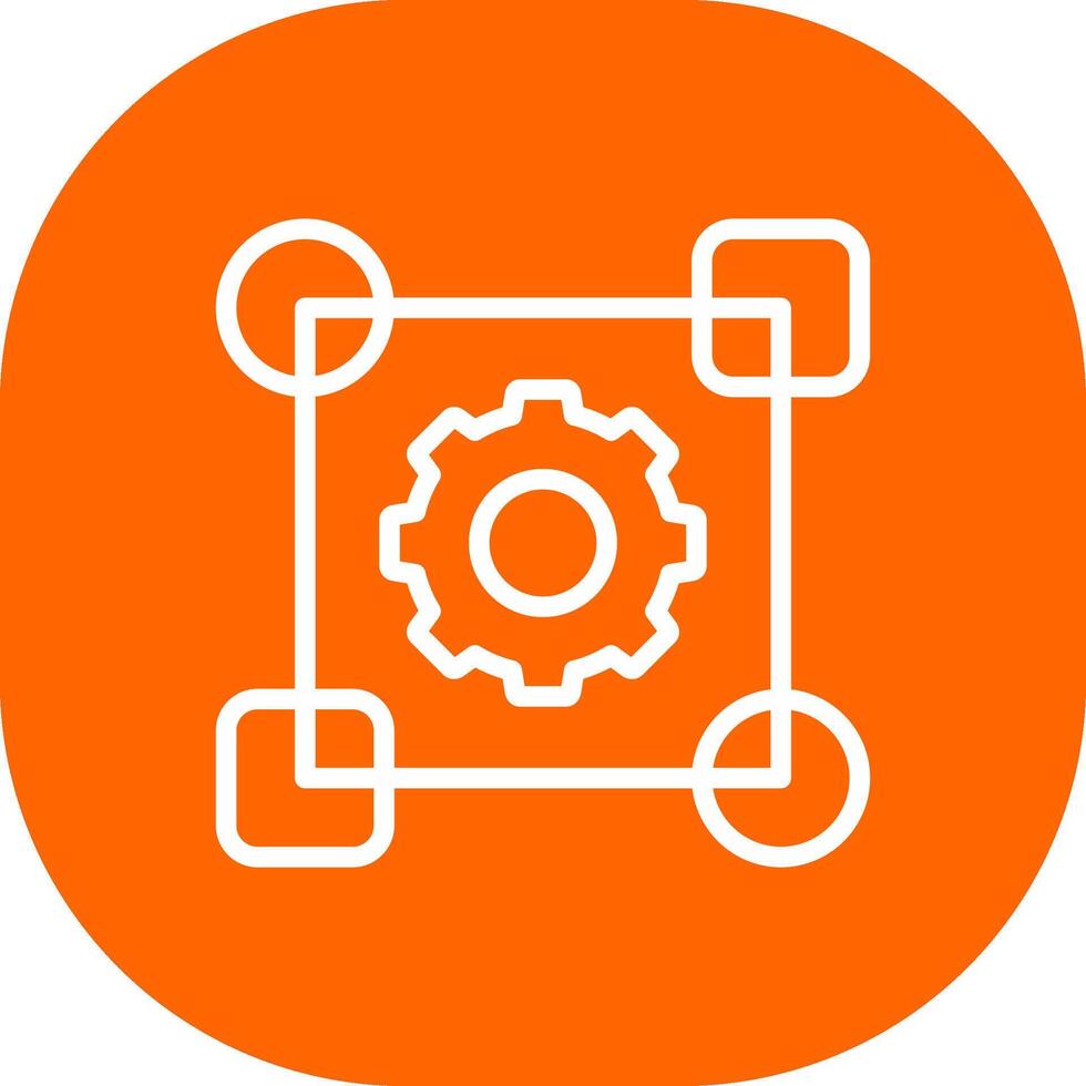 Pattern System Creative Icon Design vector