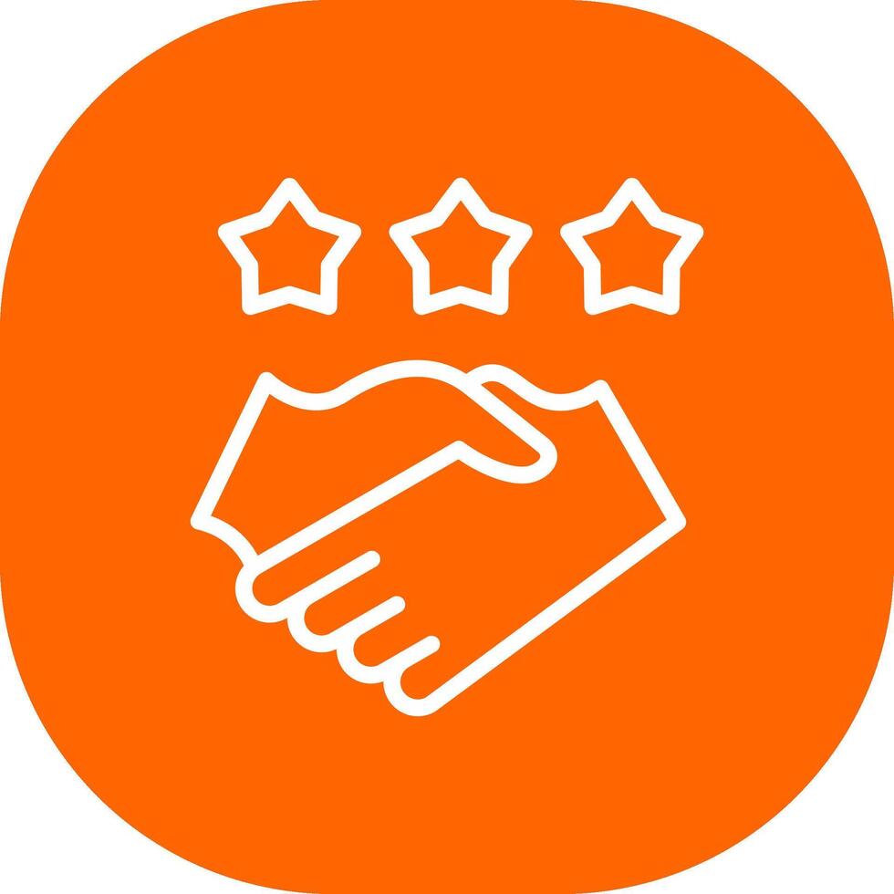 Game Handshake Creative Icon Design vector