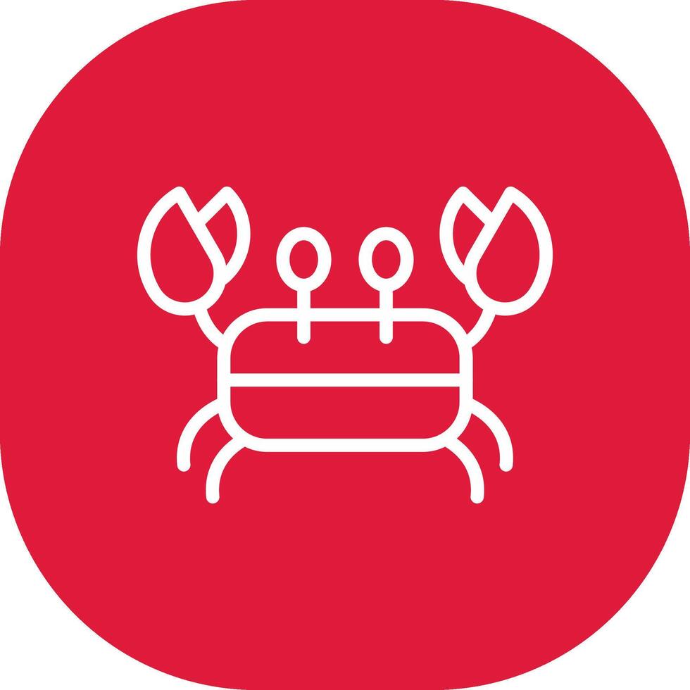 Crab Creative Icon Design vector