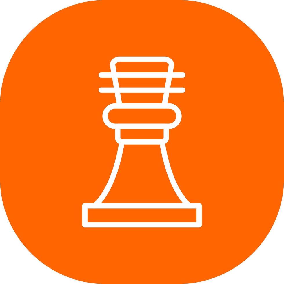 Chess Game Creative Icon Design vector