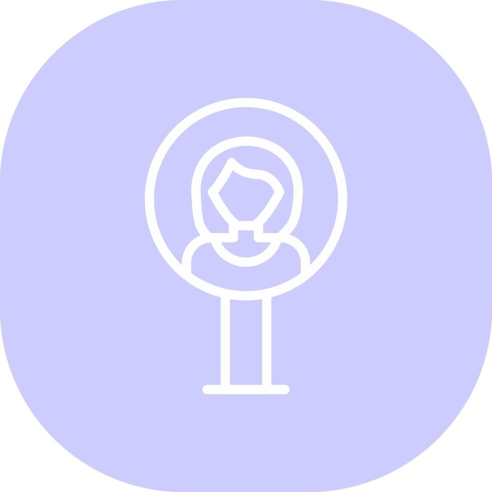 User Placeholder Creative Icon Design vector