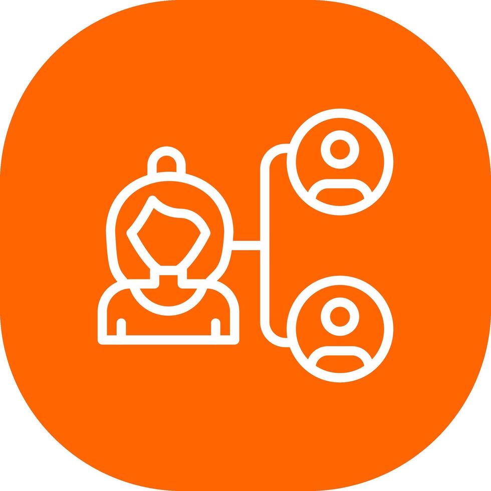 Manager Creative Icon Design vector