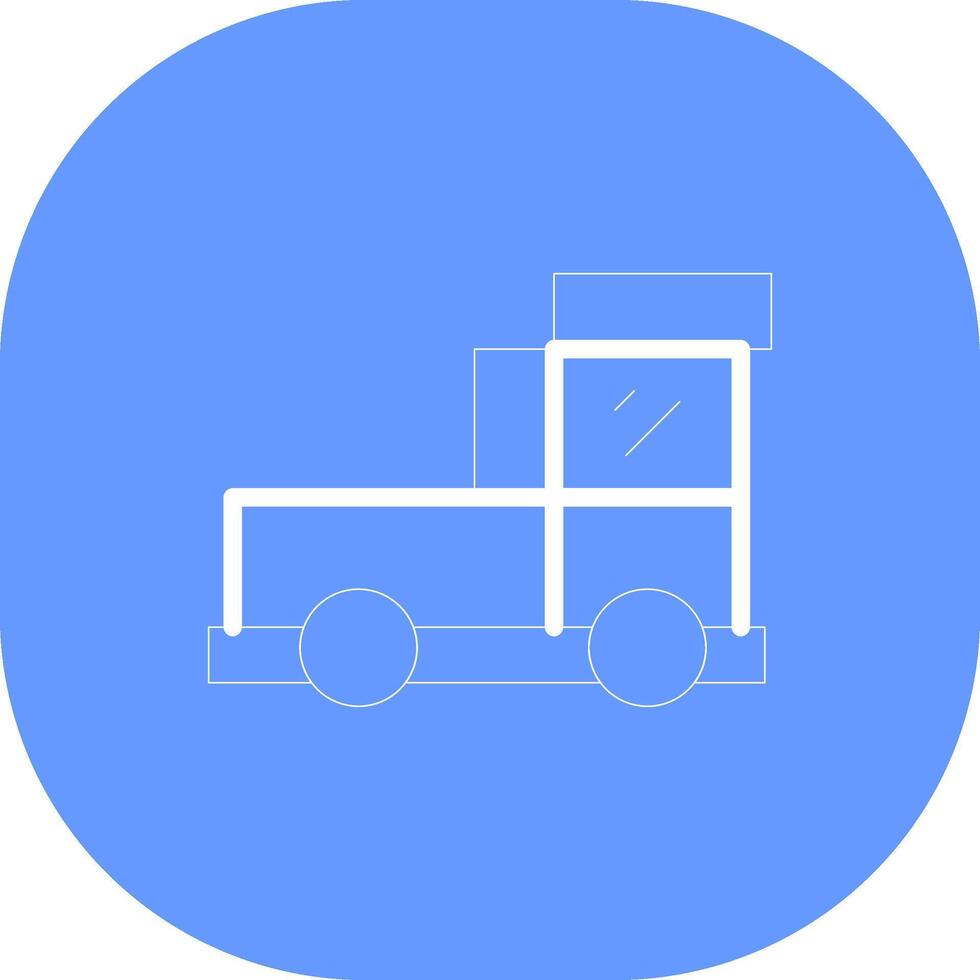 Pickup Truck Creative Icon Design vector