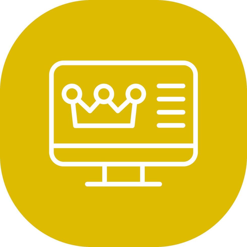 Premium Content Creative Icon Design vector