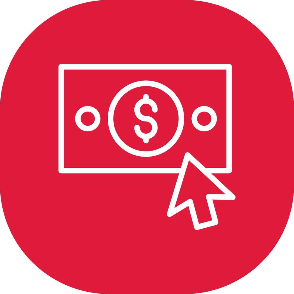 Pay Per Click Creative Icon Design vector