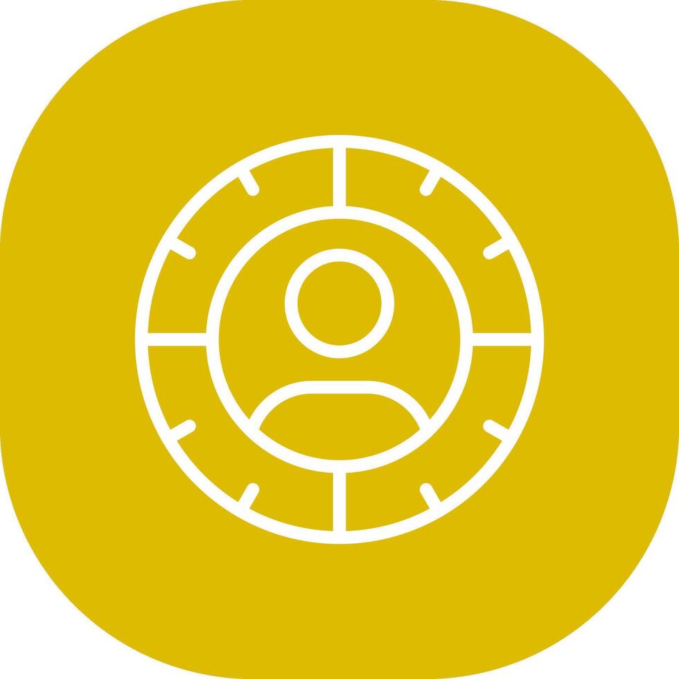 Target Audience Creative Icon Design vector