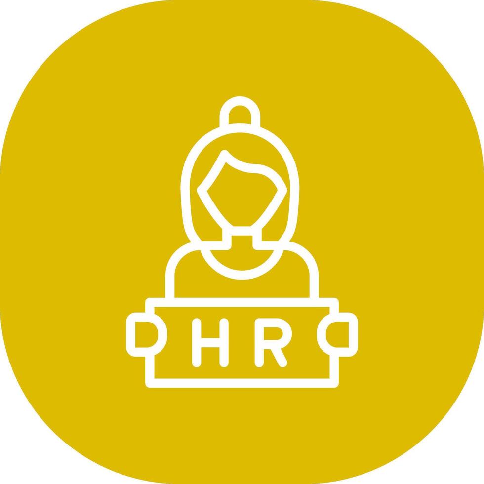 Human Resources Creative Icon Design vector