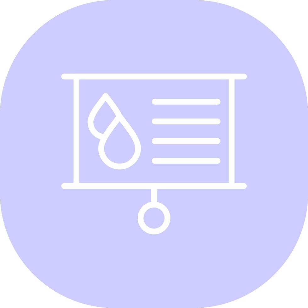Water Class Creative Icon Design vector