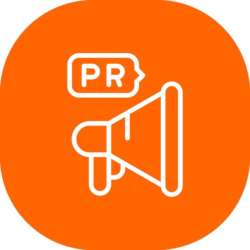 Public Relations Creative Icon Design vector