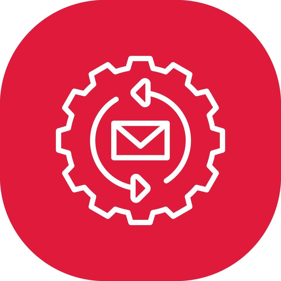 Marketing Automation Creative Icon Design vector