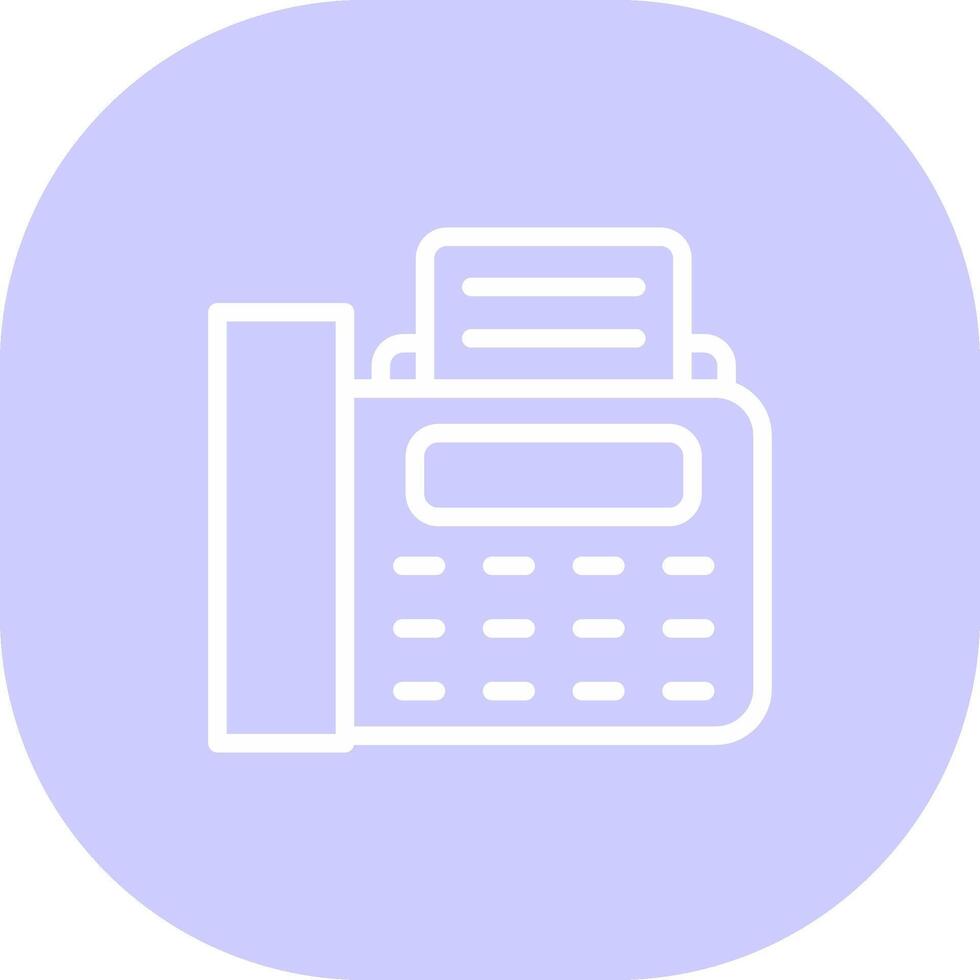 Fax Creative Icon Design vector