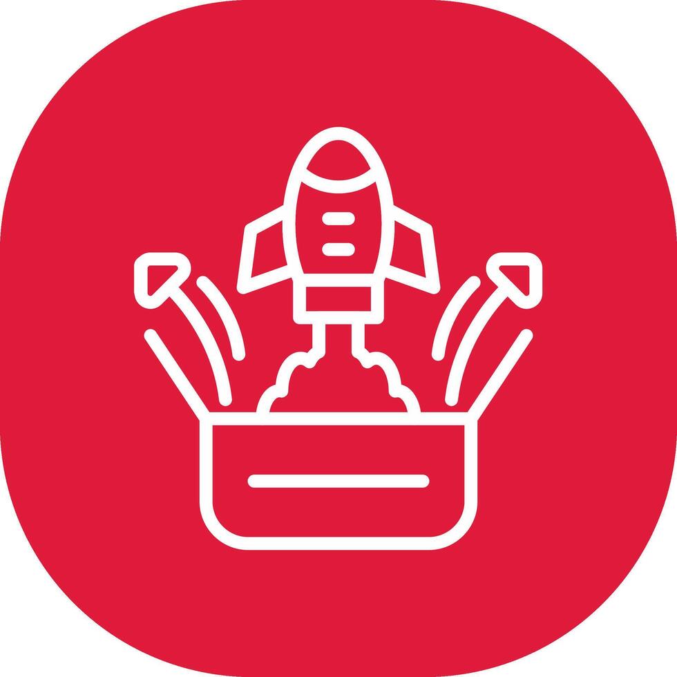 Think Out Of The Box Creative Icon Design vector