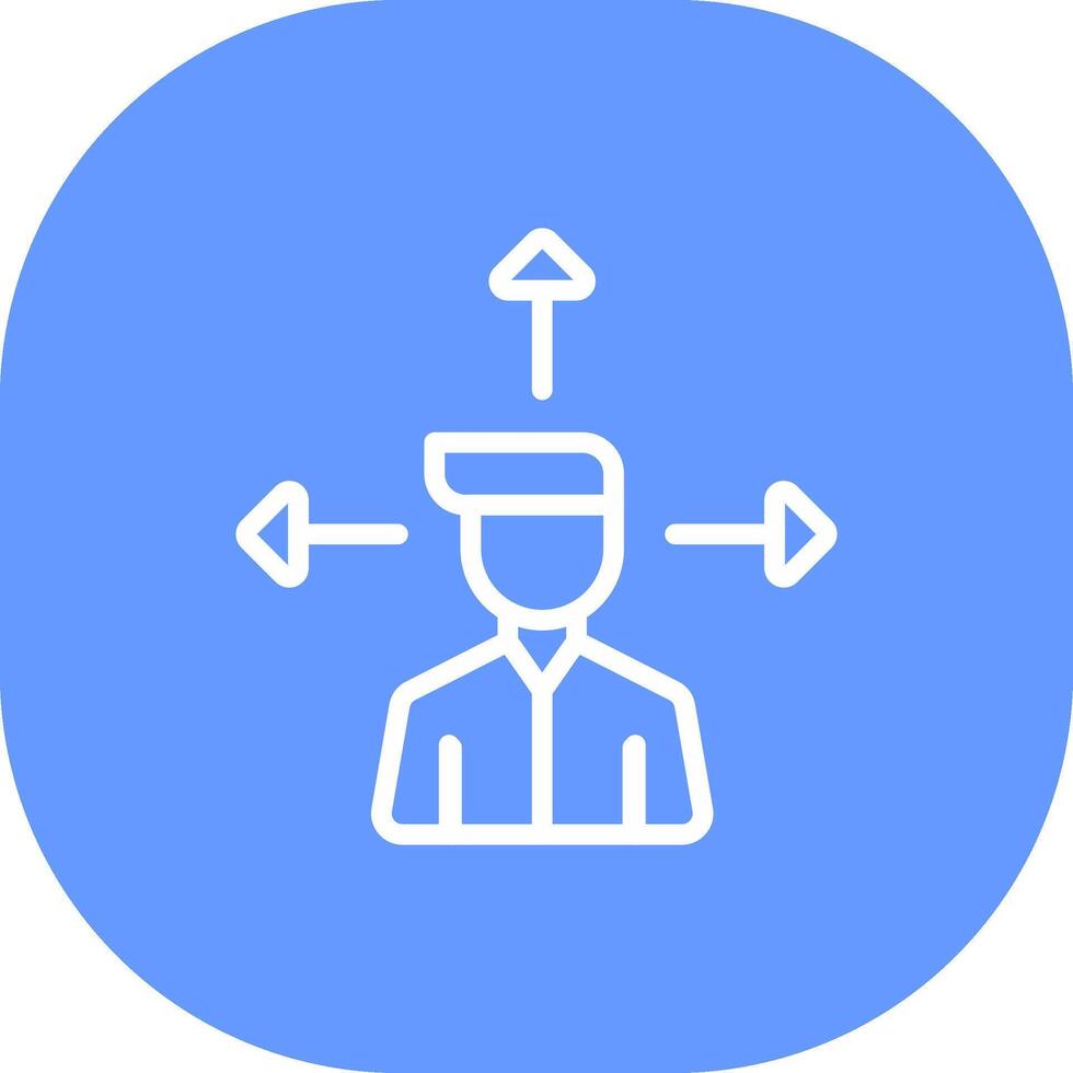 Outsource Management Creative Icon Design vector