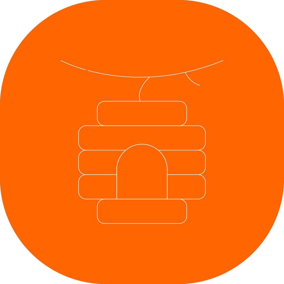 Bee Hive Creative Icon Design vector