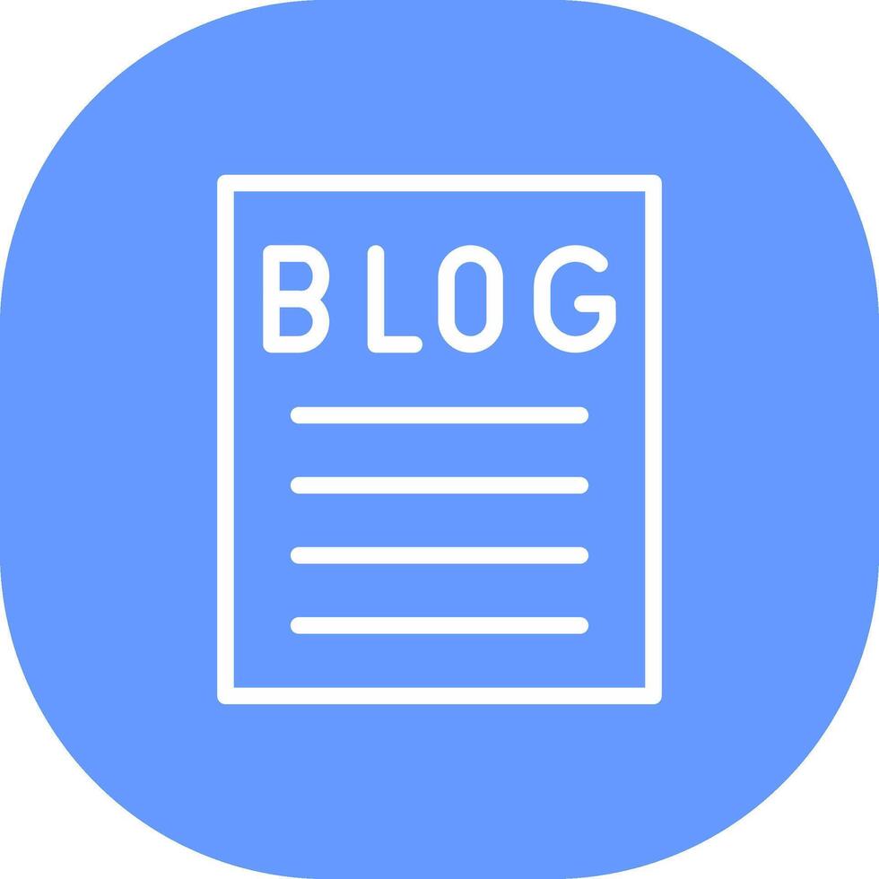 Blogging Creative Icon Design vector