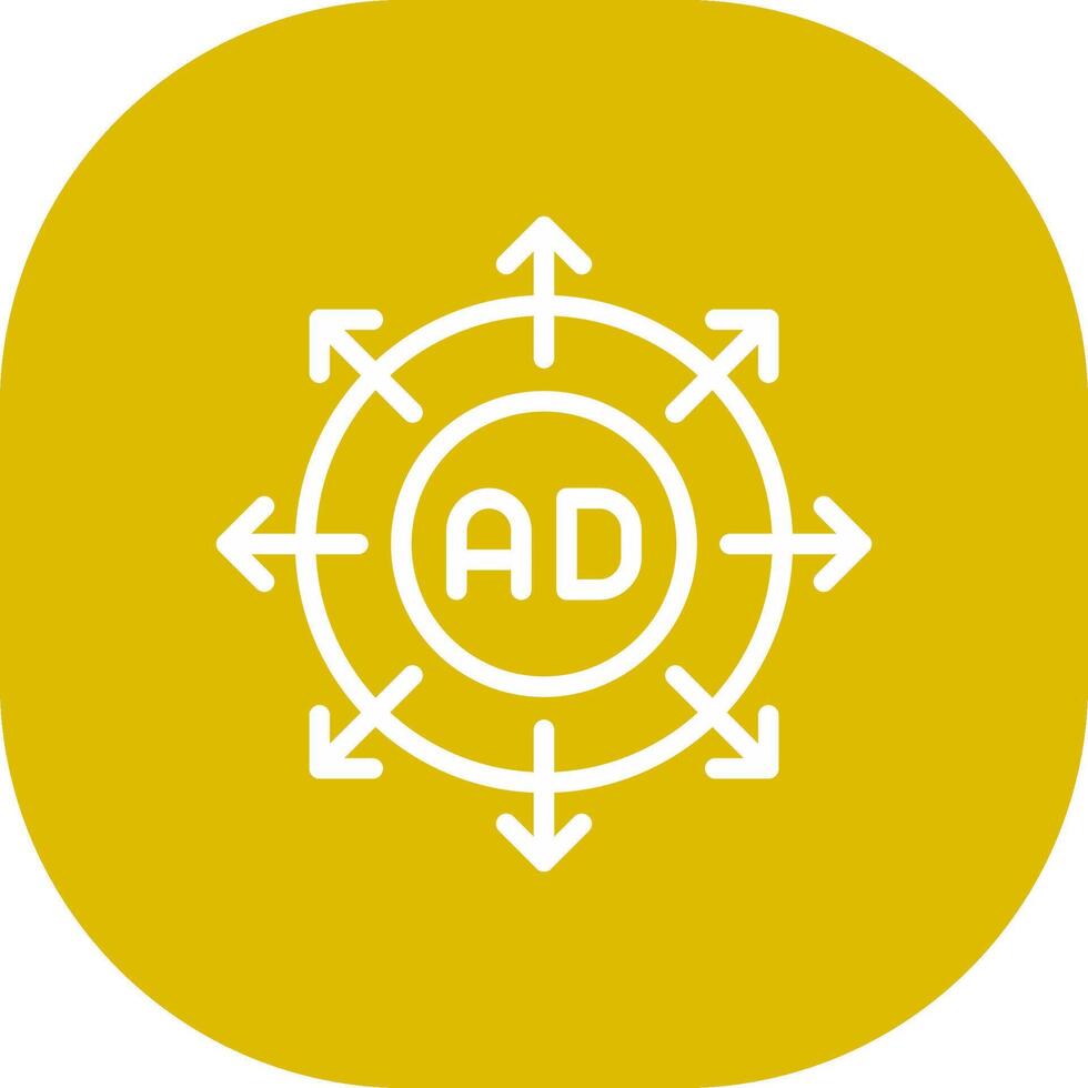 Advertising Submission Creative Icon Design vector