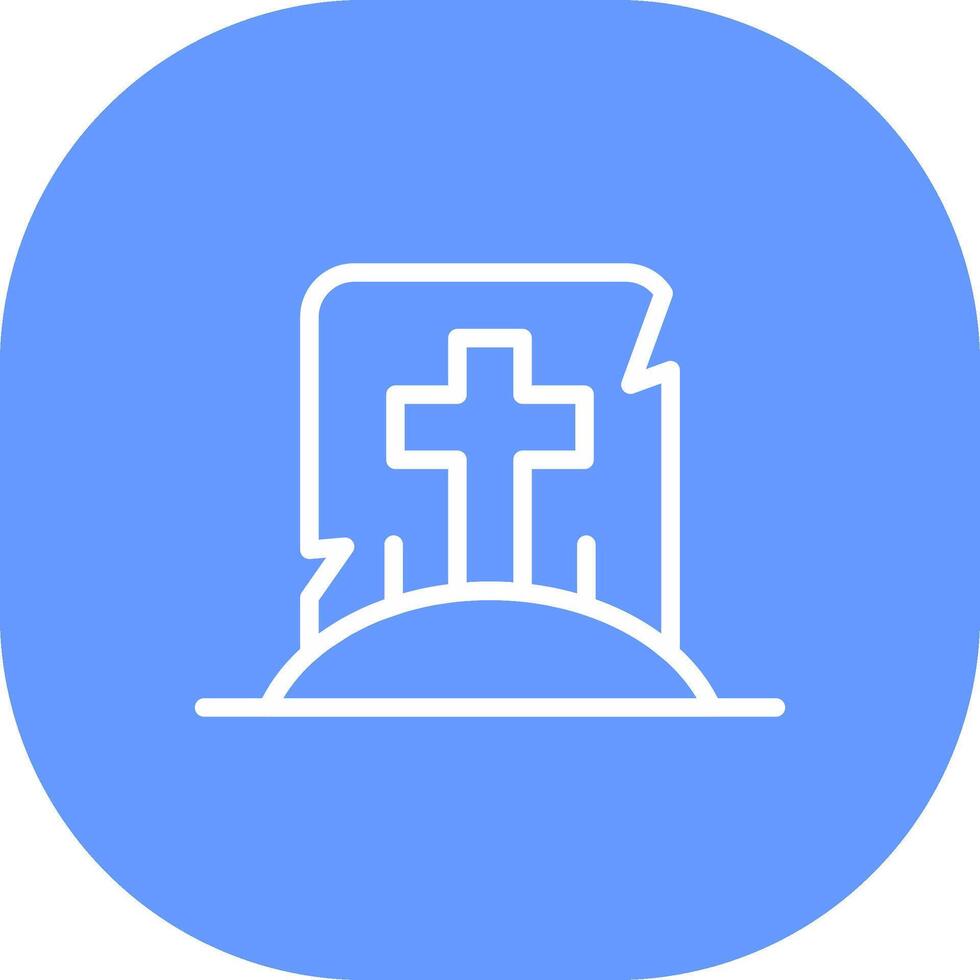 Tomb Creative Icon Design vector