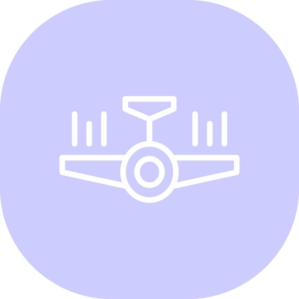 Airplane Creative Icon Design vector