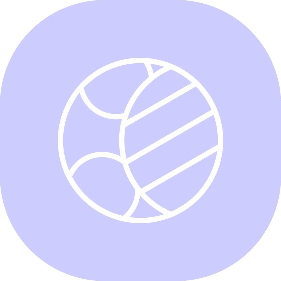Waxing Moon Creative Icon Design vector