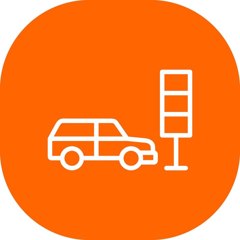 Taxi Signal Creative Icon Design vector