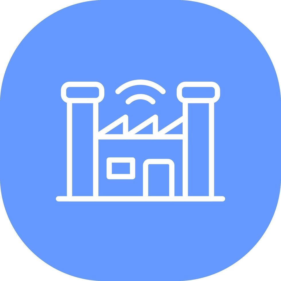 Smart Factory Creative Icon Design vector