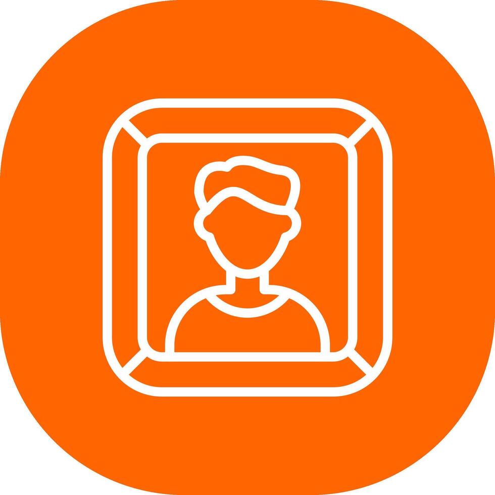 Portrait Creative Icon Design vector